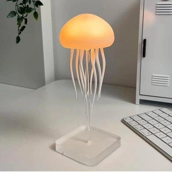 Realistic Jellyfish LED Light Lamp – Relaxing Mood Night Light for Home & Office