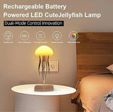 Realistic Jellyfish LED Light Lamp – Relaxing Mood Night Light for Home & Office