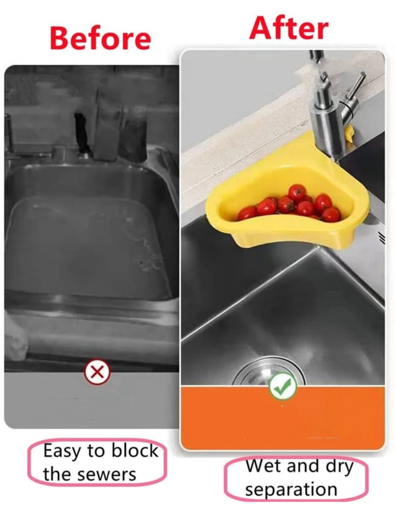 Multipurpose Plastic Kitchen Sink Organizer Corner(Pack of 2)