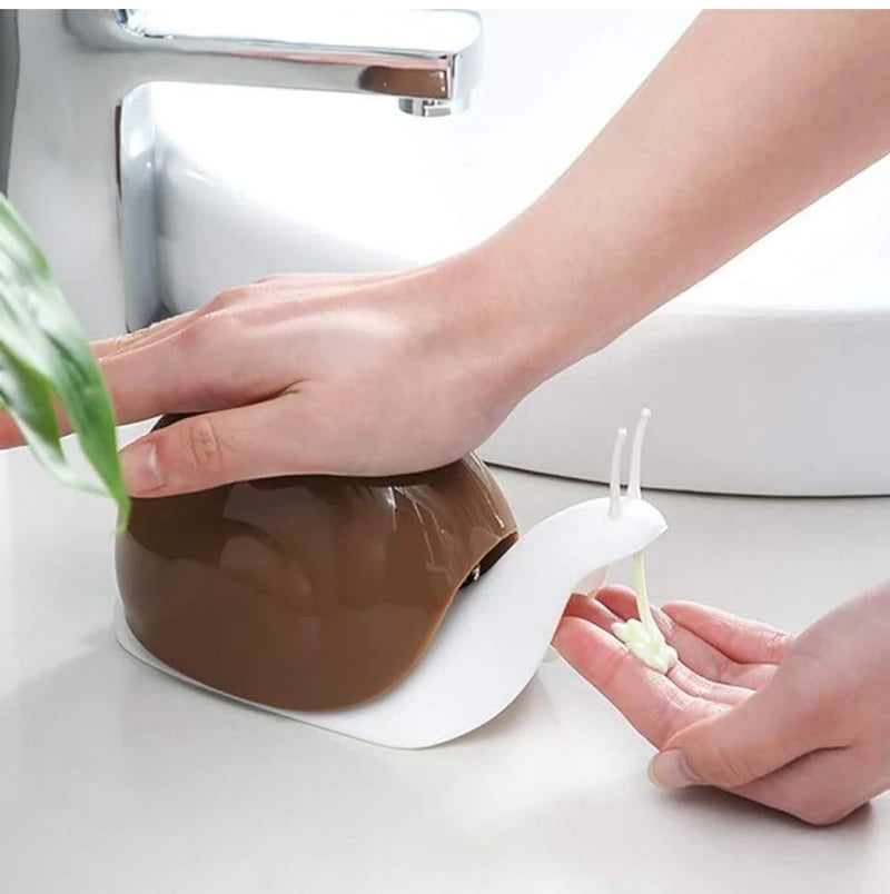 Snail Liquid Soap Dispenser – Cute & Functional Bathroom Essential!
