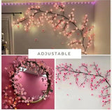 LED Tree lights for wall cheryy blossom willow vine twig decor (12 inch × 2 mm multicolour)