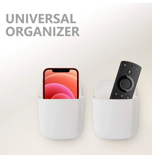 Wall Mount Remote & Mobile Holder – Keep Your Essentials Organized!