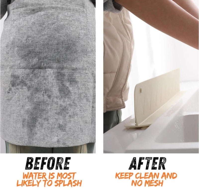 Kitchen sink splash guard